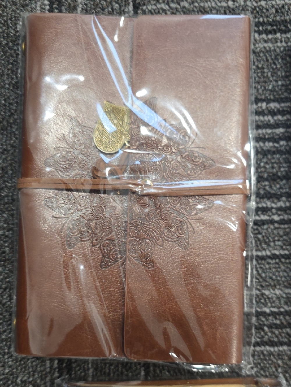 NWT Leather Travel Journals With Antique Heart Charm In Assorted Colors - Picture 2 of 12